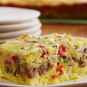 Cheesy Sausage and Egg Bake